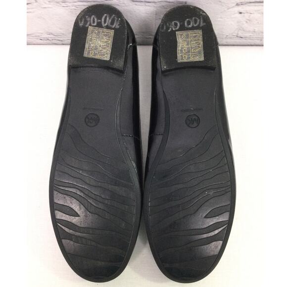 Michael Michael Kors Round Toe Preppy Patent Leather Minimalist Penny Loafer 10 - Picture 9 of 10